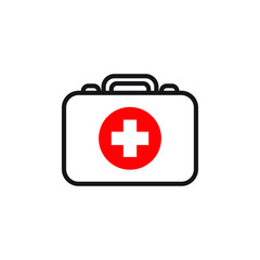 First aid kit icon design. vector illustration