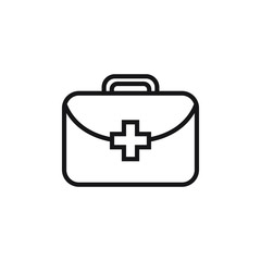 First aid kit icon design. vector illustration