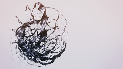 Abstract Art • DYSTOPISCHE ÄSTHETIK“ [N°069] • Fraktale Grafik Serie ⁞ 3D Illustration © Jacqueline Weber