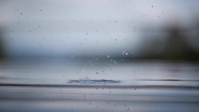 Slowmo Raindrops