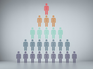 3D rendering illustration people icon concept picture