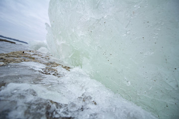 Frozen River, Blocks Of Ice