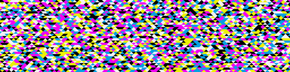 Pattern with random colored Diamonds Generative Art background illustration