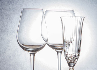 Still life di bicchieri