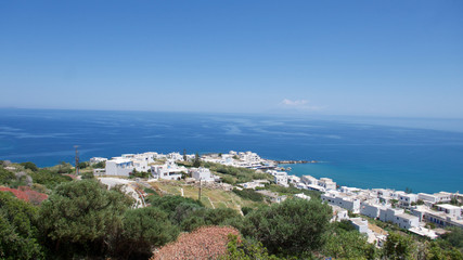 Naklejka na ściany i meble view of an island in Greece