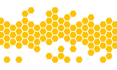 abstract honeycombs design vector illustration.