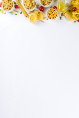 Italian pasta assortment