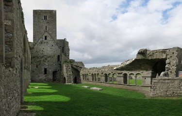 Ardferd friary - ruins of an friary in southwestern Ireland