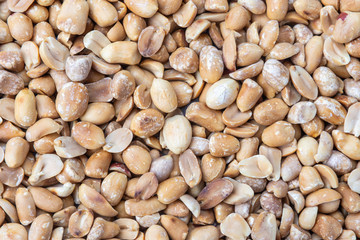 peeled peanuts for background