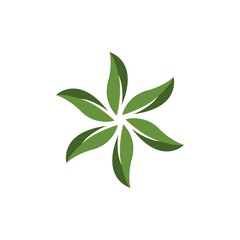 Green leaf logo