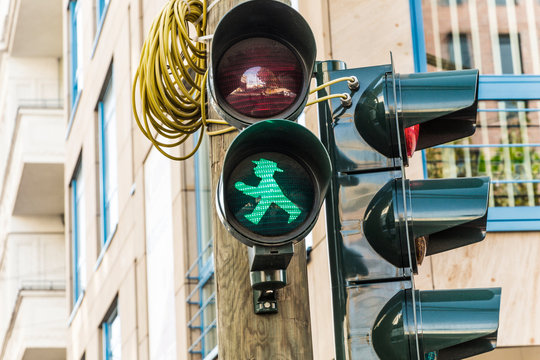 Ampelmann is the famous symbol shown on pedestrian signals in the former German Democratic Republic