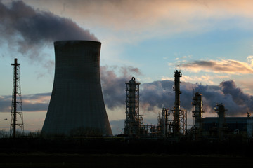 Chemical Plant, Cooling Tower, Industry