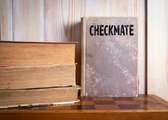 Checkmate. Knowledge, business strategy, plan and success concept