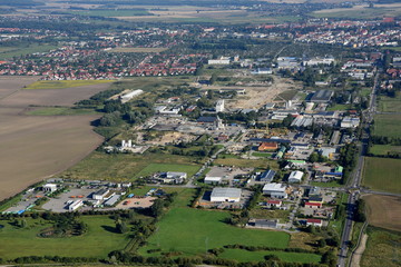 Fototapeta na wymiar Greifswald, Gewerbegebiet Herrnehufer 2014