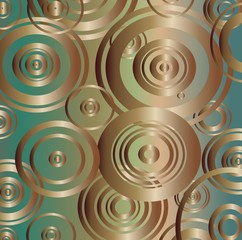 abstract background with bronze circles