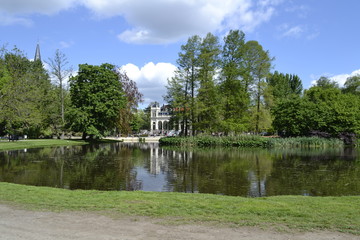lake in vondelpark amsterdam