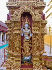 buddha statue in thai temple in thailand