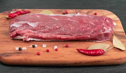 Raw Lamb Tenderloin Fillet, Mutton Sirloin Meat or Sheep Fillet