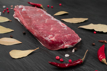 Raw Lamb Tenderloin Fillet, Mutton Sirloin Meat or Sheep Fillet