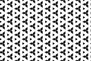 Seamless geometric pattern design illustration. Background texture. Used gradient in black, grey, white colors.