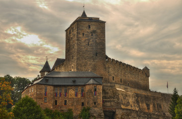 Fototapeta premium Kost castle near Turnov in Czech Republic. HDR photography.