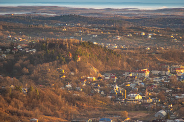 A small town in the Carpathians