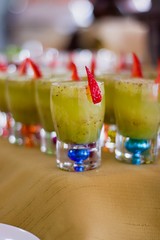 BEBIDA SHOOT PARA EVENTO DE GASTRONOMÍA PARA PUBLICIDAD