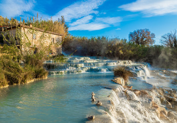 Saturnia (Tuscany, Italy) - The thermal sulphurous water of Saturnia, province of Grosseto, Tuscany...