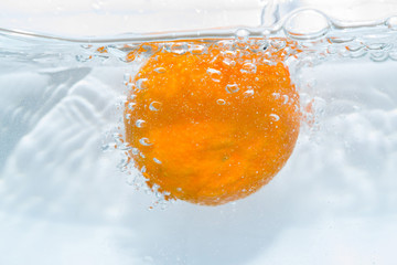 Fruit in water