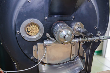 Roasted coffee beans  Soft focus image