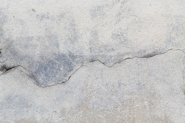 Obraz premium Old Weathered Cracked White Painted Concrete Wall Texture 