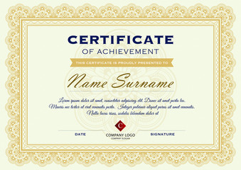 certificate of completion template