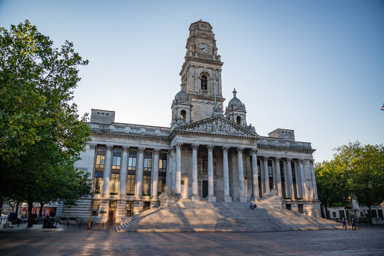 Portsmouth Guildhall building in Guildhall Square Southsea Portsmouth England