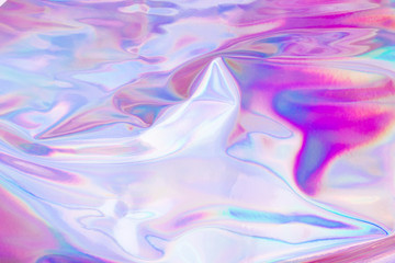 Colorful pastel futuristic funky fantasy abstract holographic background.
