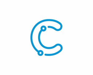 Abstract Letter C Logo Design Template 001
