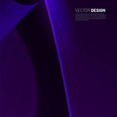 Abstract geometric background. wavy and  color purple. Vector illustrations for wallpapers, banners, backgrounds, cards, landing pages, etc.