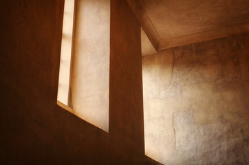 background of old antique wall pattern plaster, old and rustic