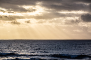 Obraz premium Open Ocean Sunset