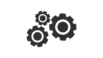 Production icon. Factory. Flat style.