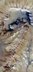 the hematoma,  vertical abstract photography of the deserts of Africa from the air, aerial view of...