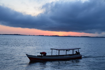 Fototapeta premium Os Pescadores e o Tempo