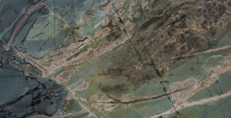 malachite, natural green stone background with abstract pattern © serikbaib