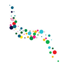 Color Independence Dot Design. Orange Vector Shine Backdrop. Carnaval Backdrop. Happy Yellow Postcard.