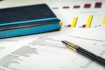 Business financial analysis income statement plan, investment banking and financial control