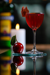 glass of red wine