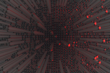 Decorative, illustrations, colorful shapes geometric, for design texture background. 3D render.