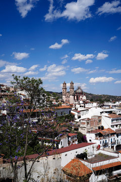 Downtown of colonial city