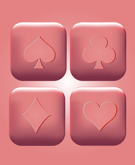 Casino Tone Icon Pink Tone