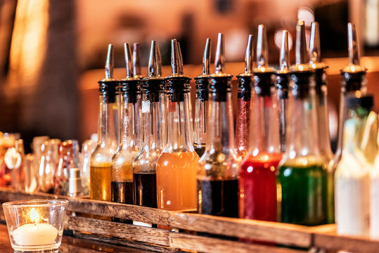 Shakers in a pub