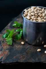 White Beans in a Pot